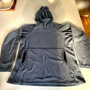 Melanzana V1 Micro Grid Womens Hoodie “Lead” Color